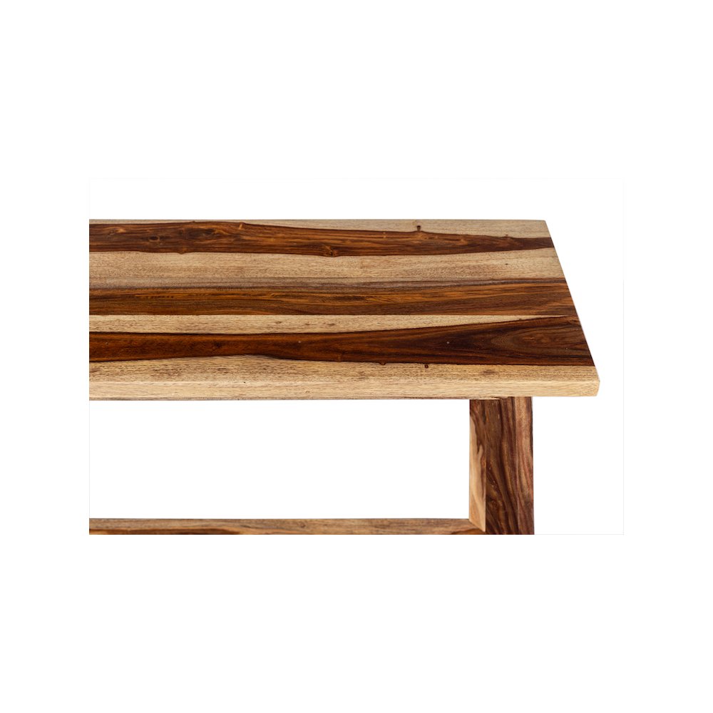 Porter Designs Kalispell Solid Sheesham Wood Console Table, Natural. Picture 8