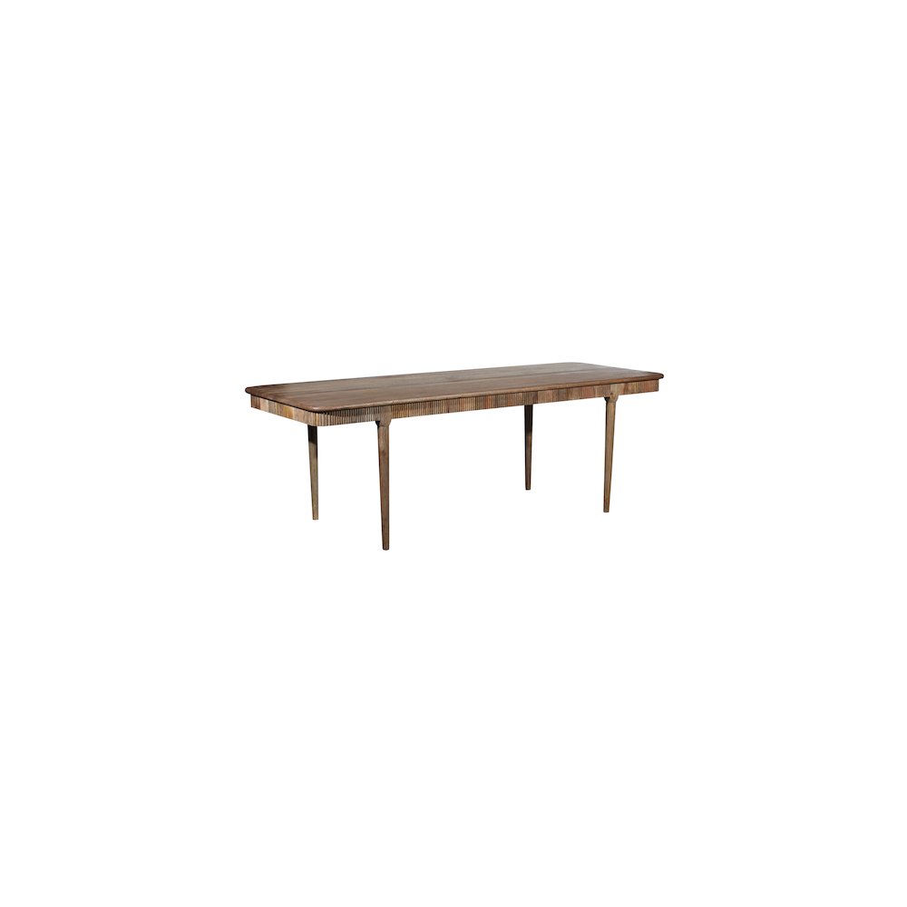 Porter Designs Petra Solid Wood Dining Table, Natural. Picture 4
