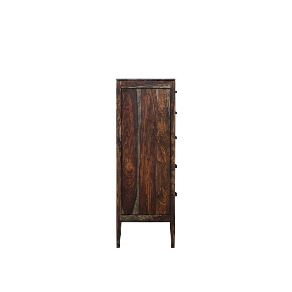 Porter Designs Fall River Solid Sheesham Wood Chest, Gray. Picture 4