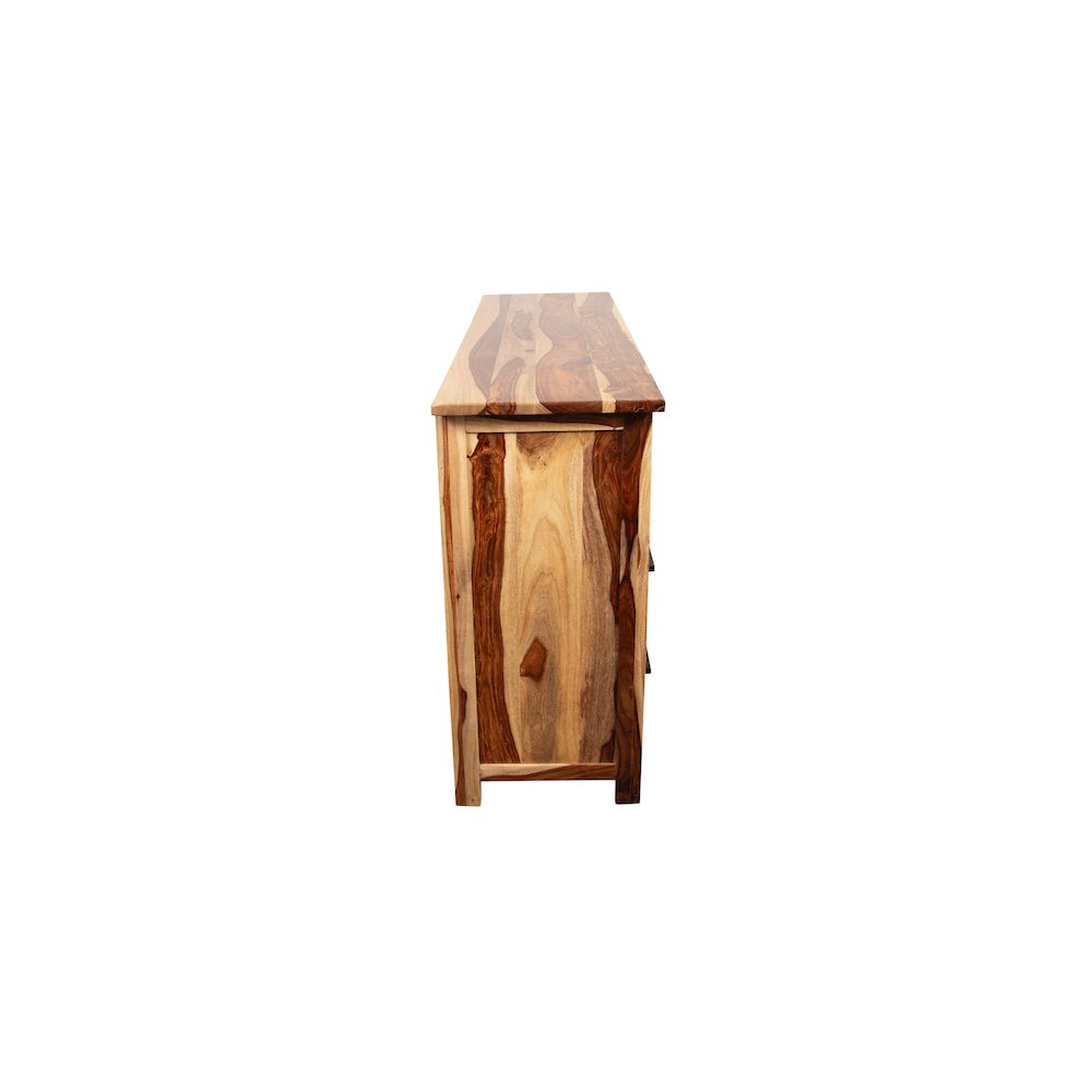 Porter Designs Kalispell Solid Sheesham Wood Dresser, Natural. Picture 4