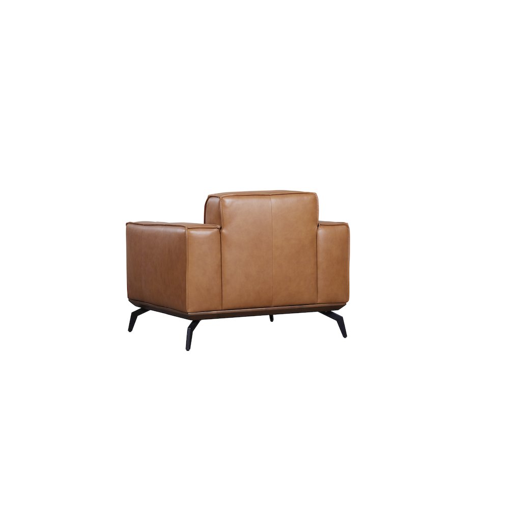 Porter Designs Carina Top Grain Leather Chair, Brown. Picture 6