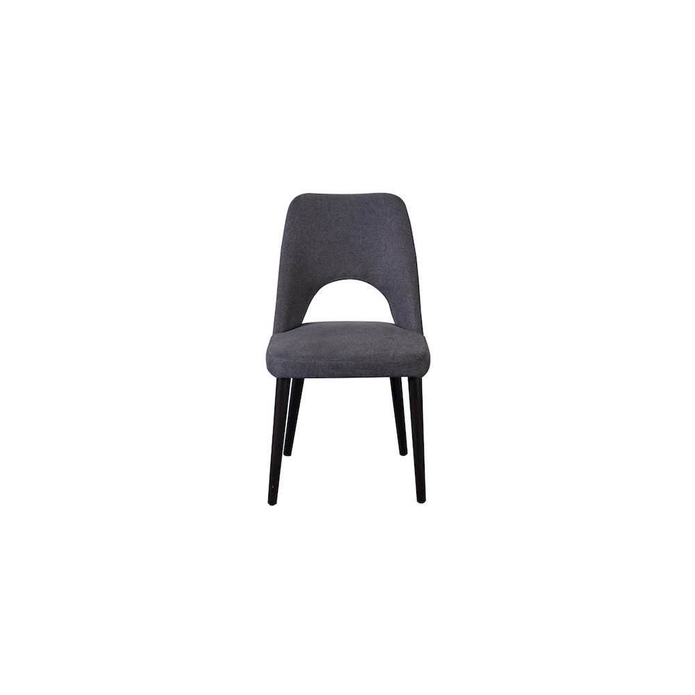 Porter Designs Prato Upholstered Dining Chair, Gray (Set of 2). Picture 2