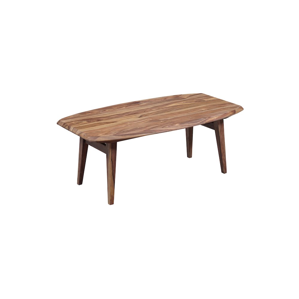 Porter Designs Fusion Solid Sheesham Wood Coffee Table, Natural. Picture 1