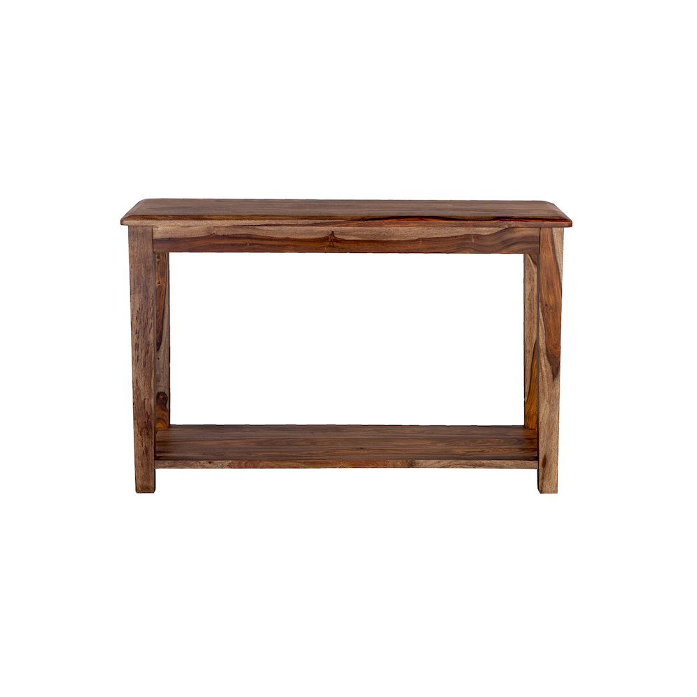 Porter Designs Sonora Solid Sheesham Wood Console Table, Brown. Picture 2