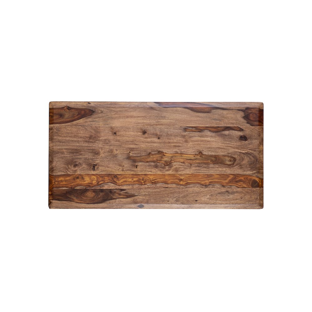 Porter Designs Sonora Solid Sheesham Wood Coffee Table, Brown. Picture 4