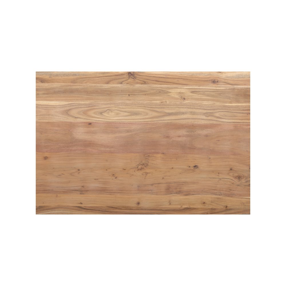 Porter Designs Manzanita Live Edge Solid Acacia Wood Dining Table, Natural. Picture 4