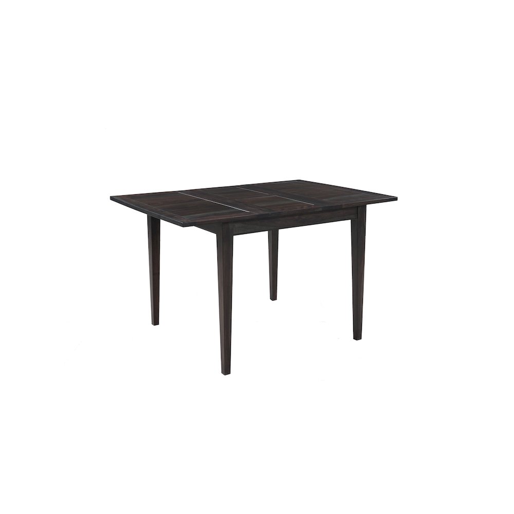 Fall River Solid Sheesham Wood 42" - 60" Butterfly Extension Counter Table, Gray. Picture 1
