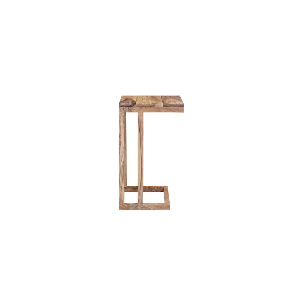 Porter Designs Urban Solid Sheesham Wood End Table, Natural (Set of 2). Picture 3