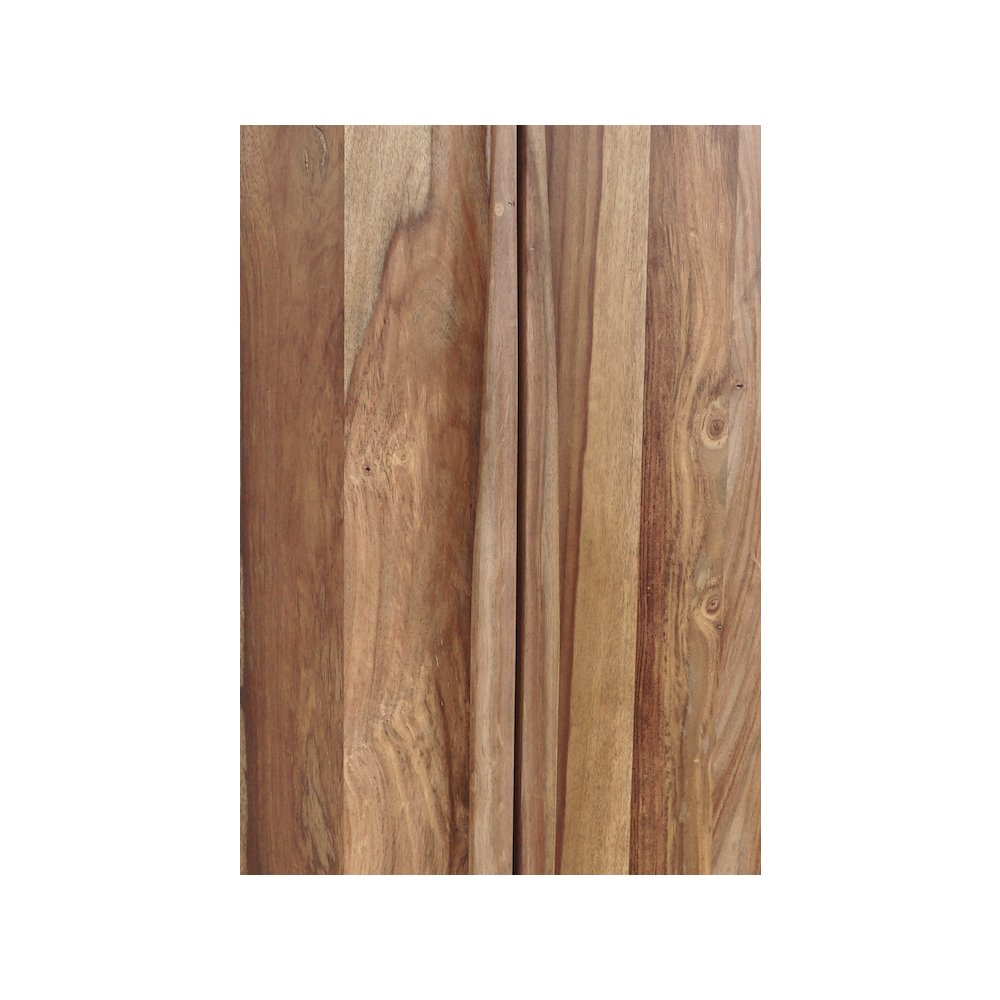 Porter Designs Fusion Solid Sheesham Wood Bar Cabinet, Natural. Picture 8