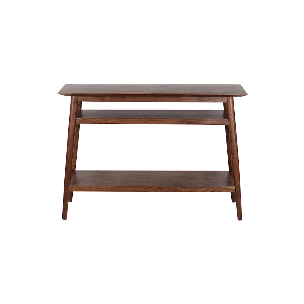 Porter Designs Portola Solid Acacia Wood Console Table, Brown. Picture 2