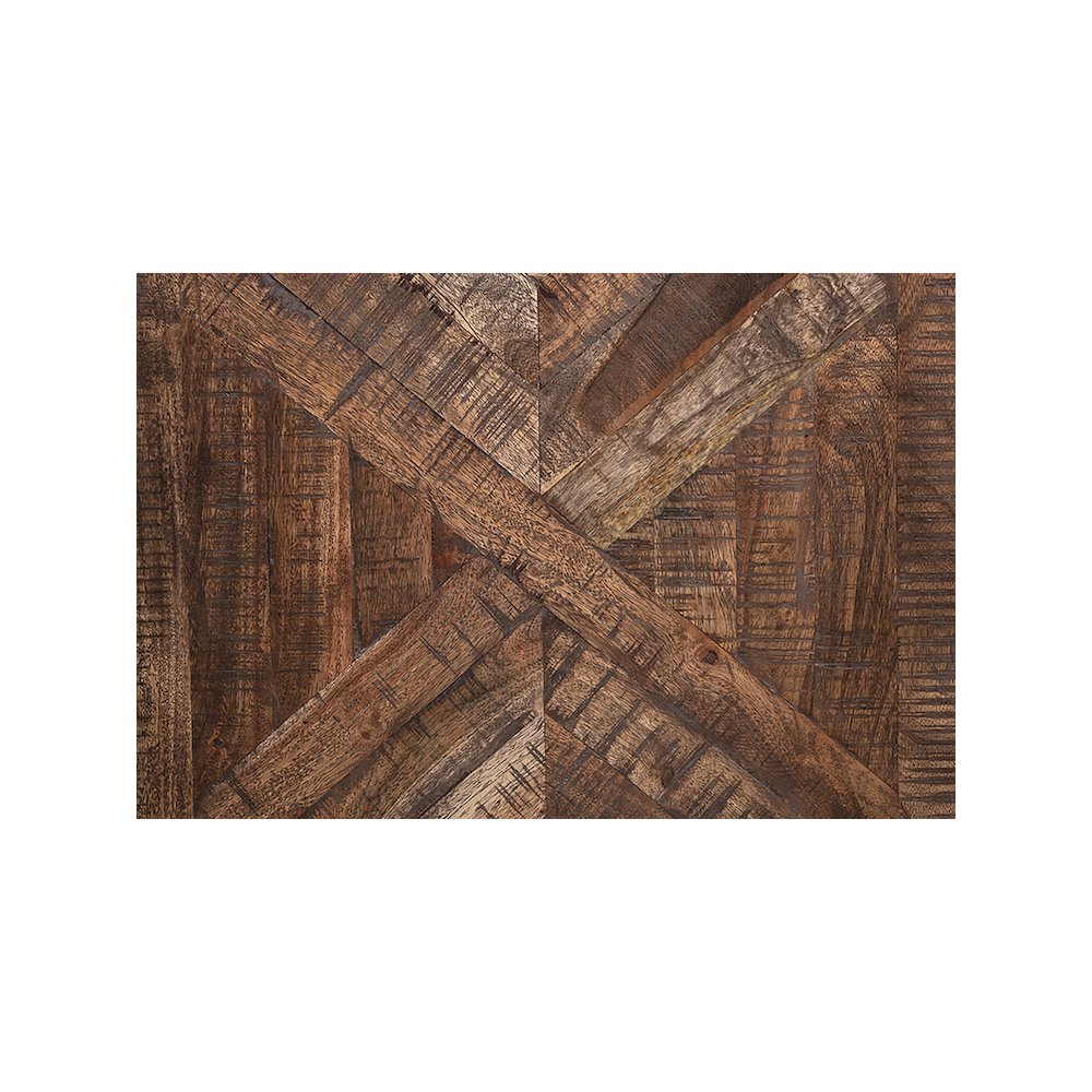 Porter Designs Gunnison Solid  Wood End Table, Brown. Picture 4