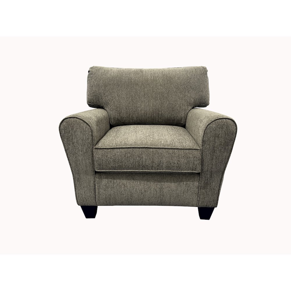 Reese Modern Upholstered Chair, Brown. Picture 2