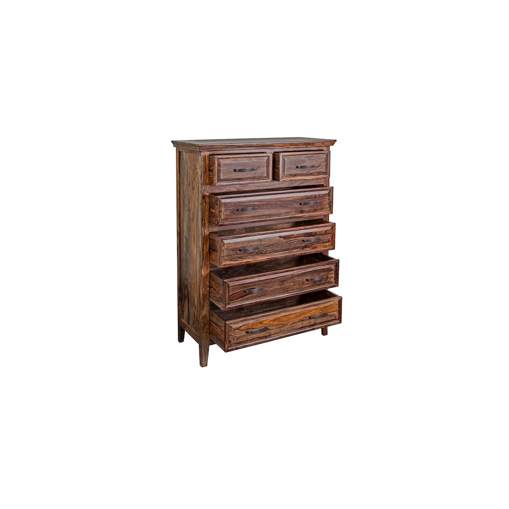 Porter Designs Sonora Solid Sheesham Wood Chest, Brown. Picture 6