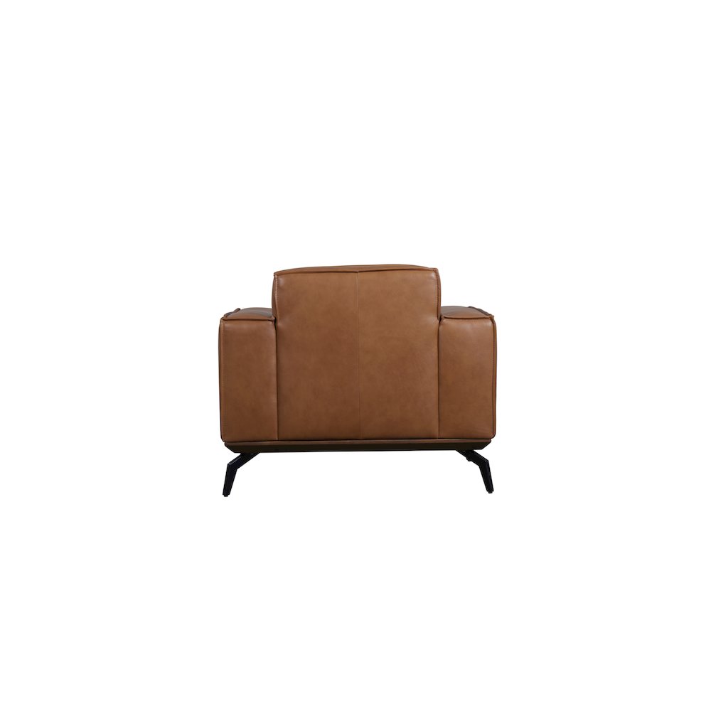 Porter Designs Carina Top Grain Leather Chair, Brown. Picture 4
