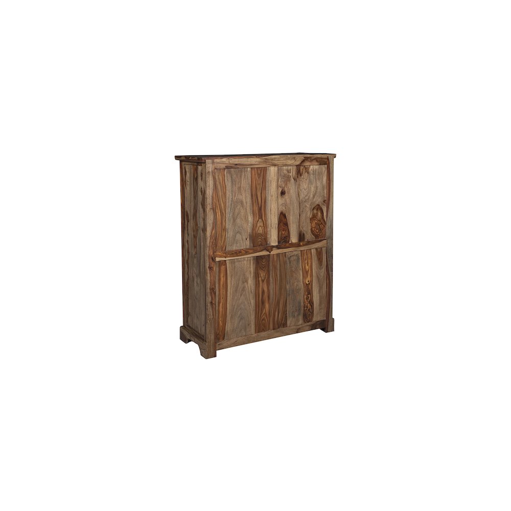 Porter Designs Crossroads Solid Sheesham Wood Chest, Brown. Picture 3