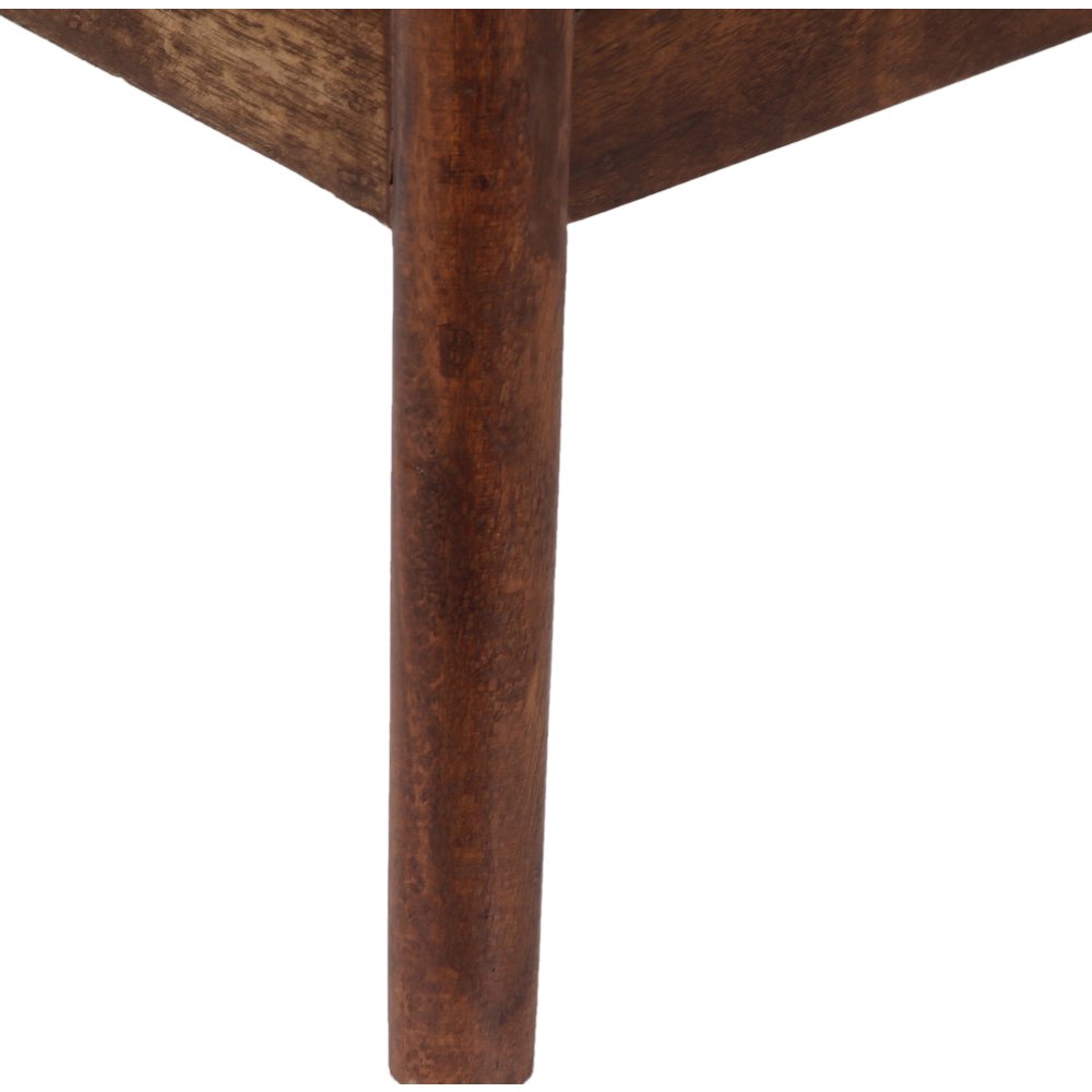 Porter Designs Portola Solid Acacia Wood End Table, Brown. Picture 4