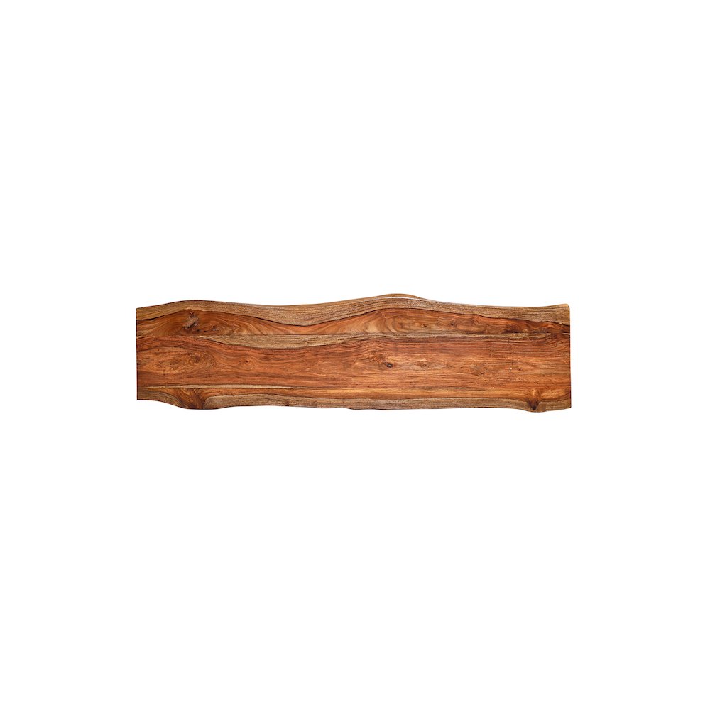 Porter Designs Manzanita Live Edge Solid Sheesham Wood Console Table, Brown. Picture 4
