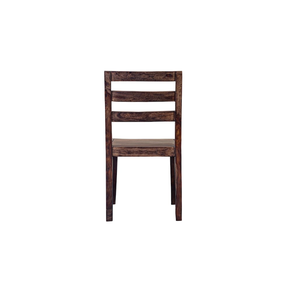 Porter Designs Fall River Solid Sheesham Wood Dining Chair, Brown (Set of 2). Picture 4