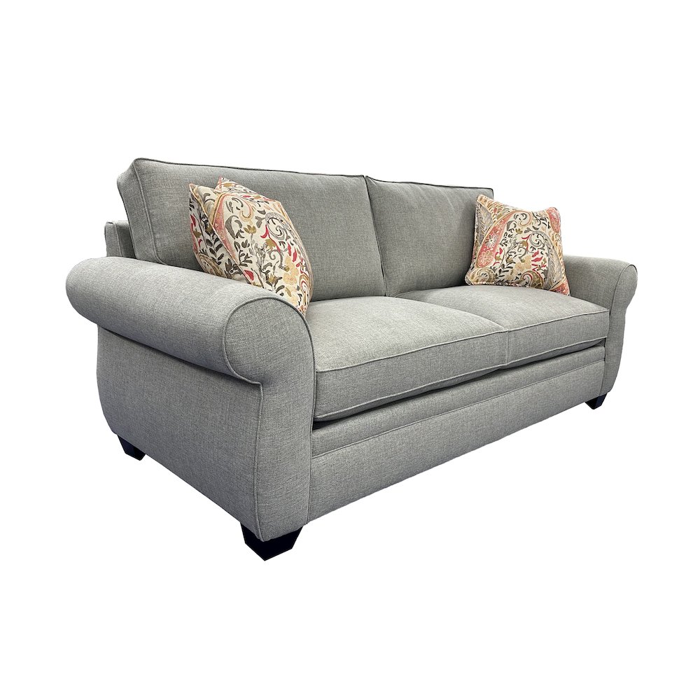 Oasis Transitional Sofa, Gray. Picture 1