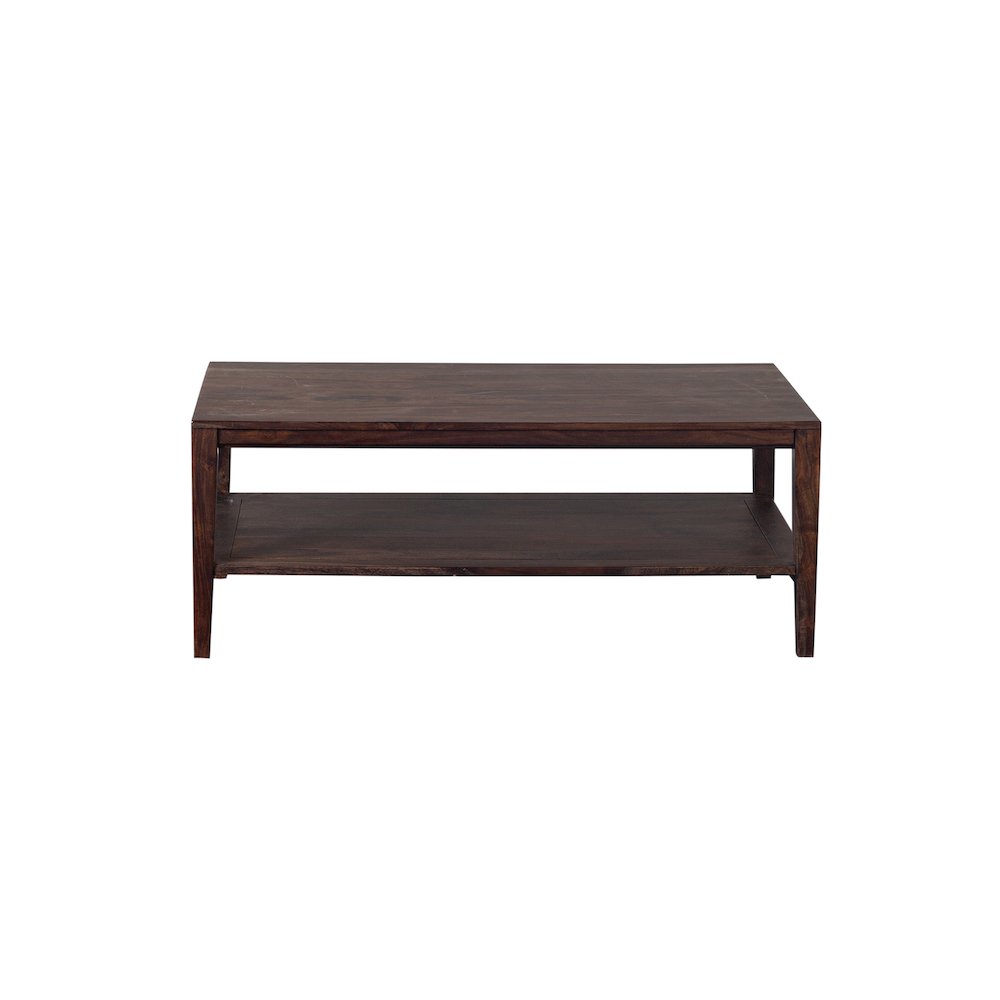 Porter Designs Fall River Solid Sheesham Wood Coffee Table, Gray. Picture 5