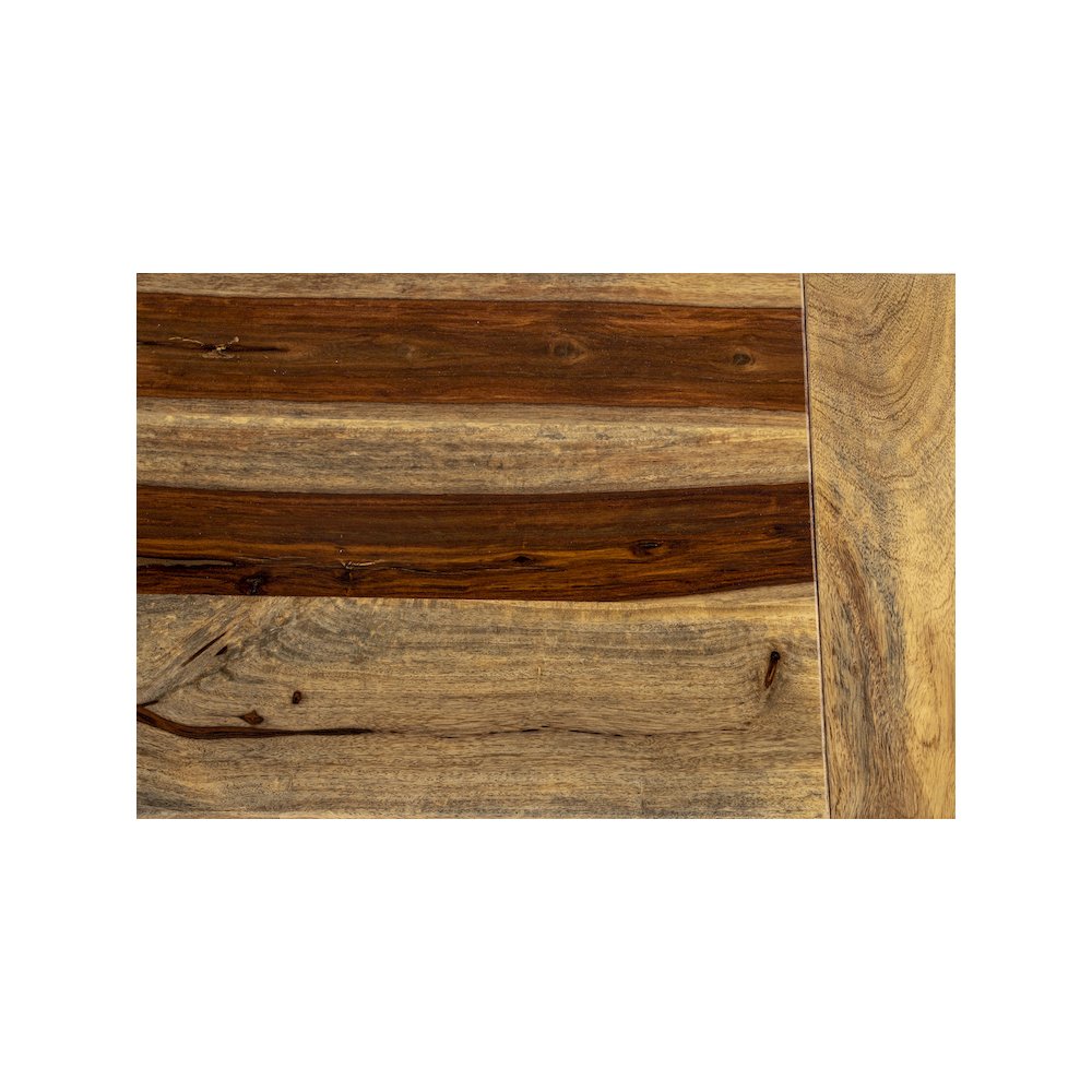 Porter Designs Taos Solid Sheesham Wood Dining Bench, Natural. Picture 9