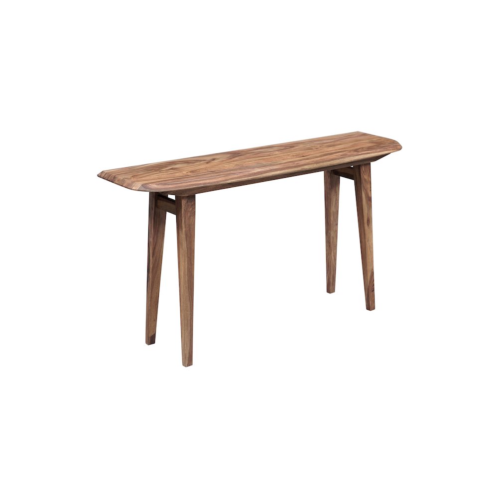 Porter Designs Fusion Solid Sheesham Wood Console Table, Natural. Picture 1