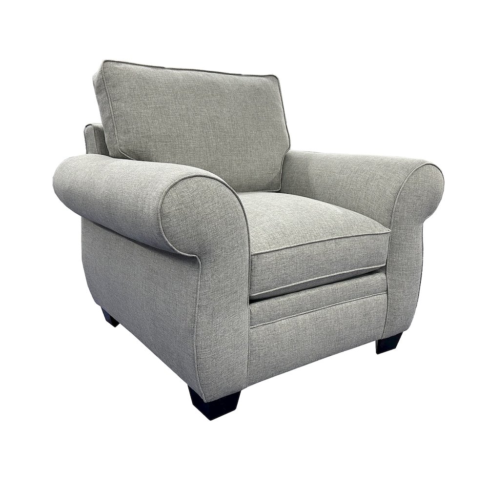 Oasis Transitional Chair, Gray. Picture 1