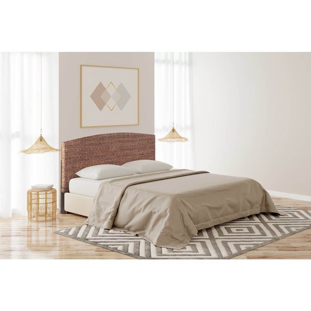 Clifton King Banana Leaf Panel Headboard. Picture 3