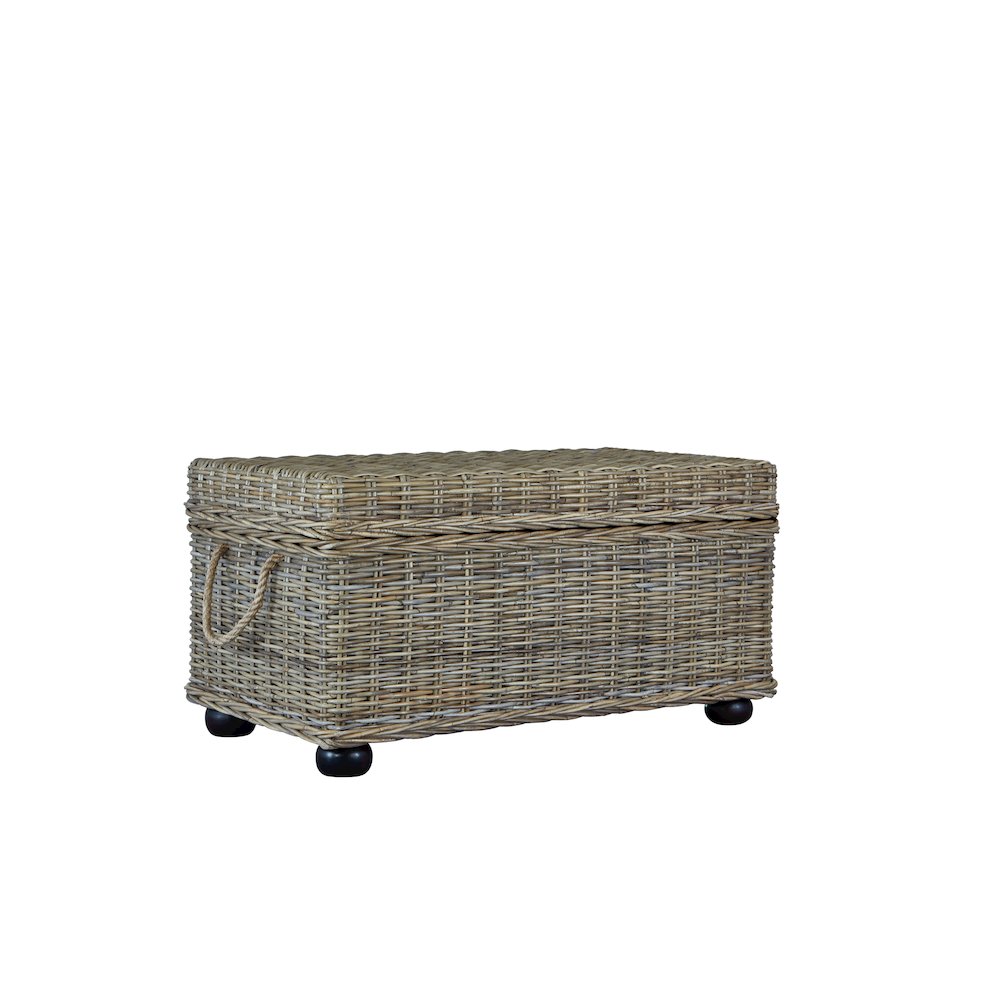 Bauer Kubu Rattan Storage Trunk. Picture 1