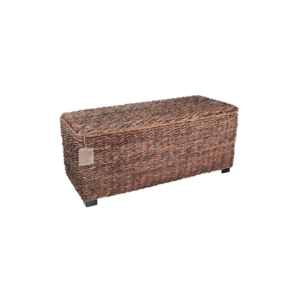 Huntington Woven Banana Leaf Storage Trunk. Picture 5