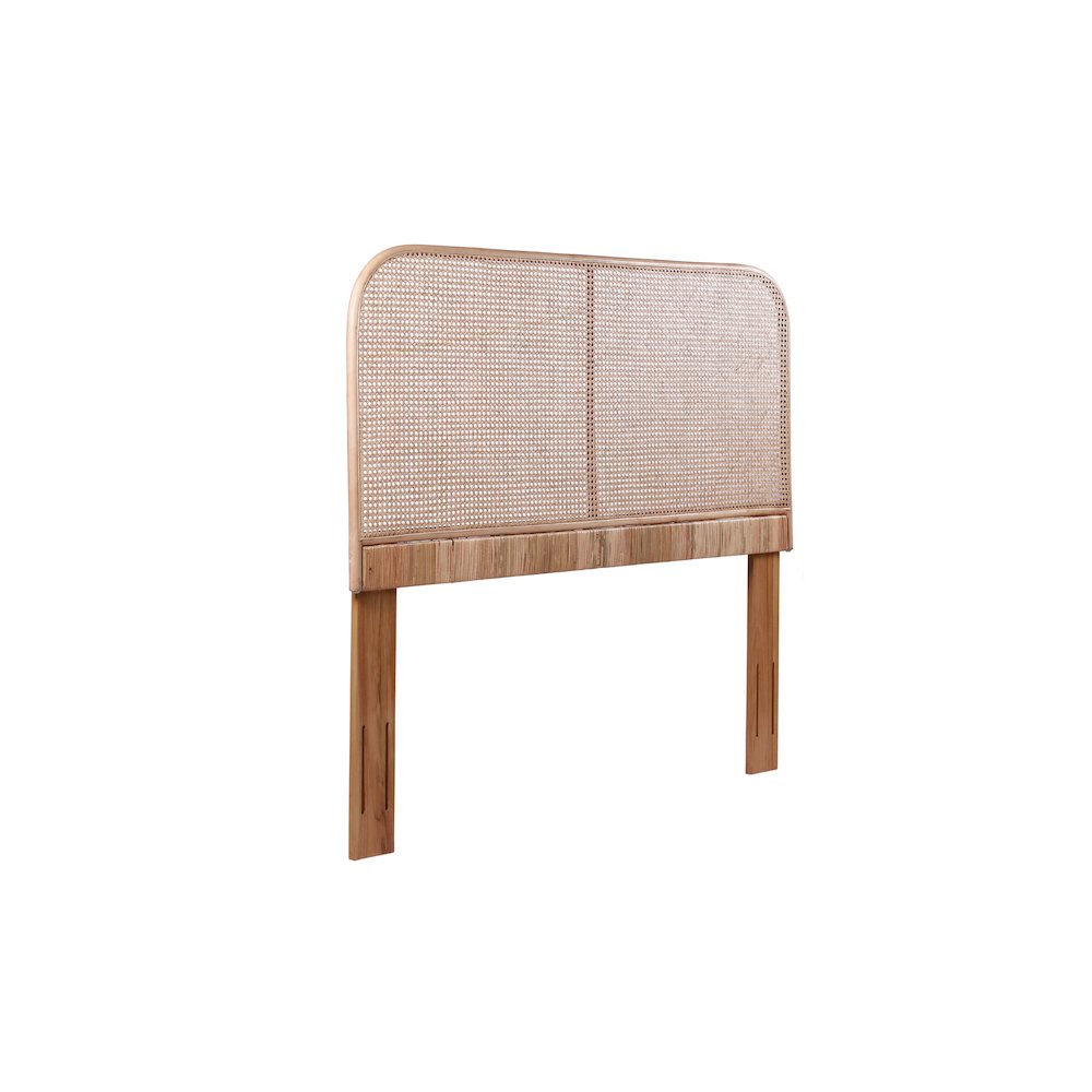 Lombok Cane and Teak Headboard. Picture 2