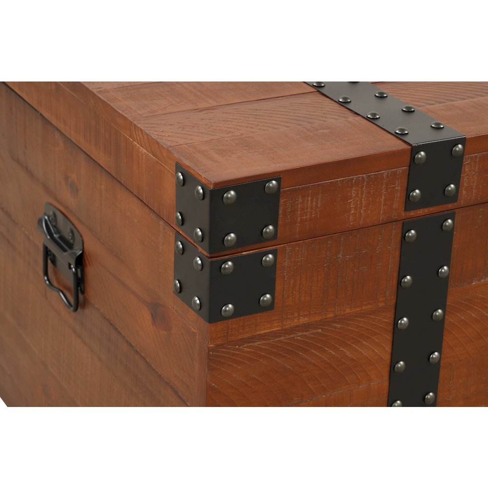 Brenton Natural Pine 41" Trunk Table. Picture 11