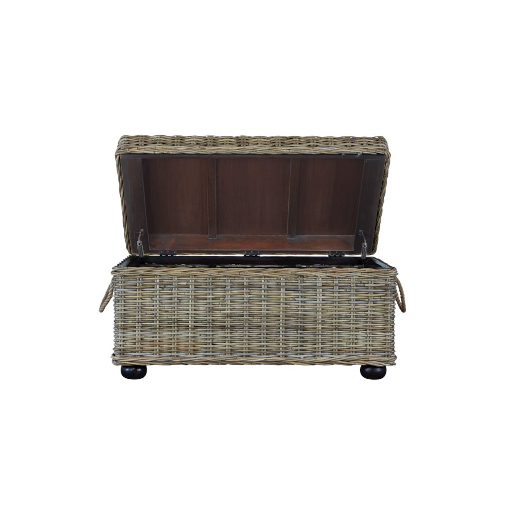 Bauer Kubu Rattan Storage Trunk. Picture 3