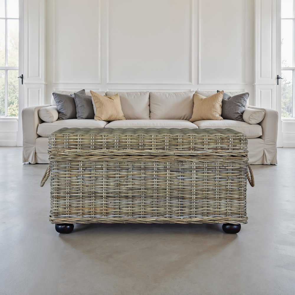 Bauer Kubu Rattan Storage Trunk. Picture 6