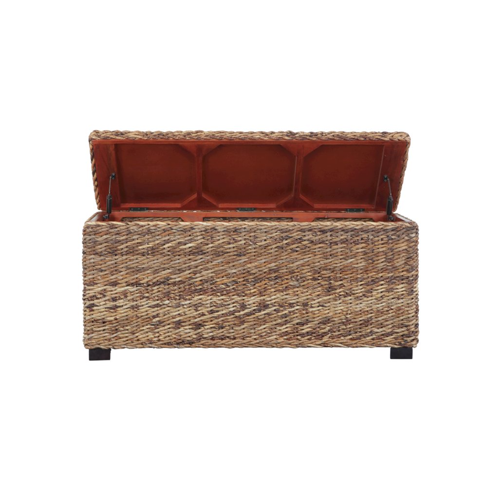 Huntington Woven Banana Leaf Storage Trunk. Picture 3