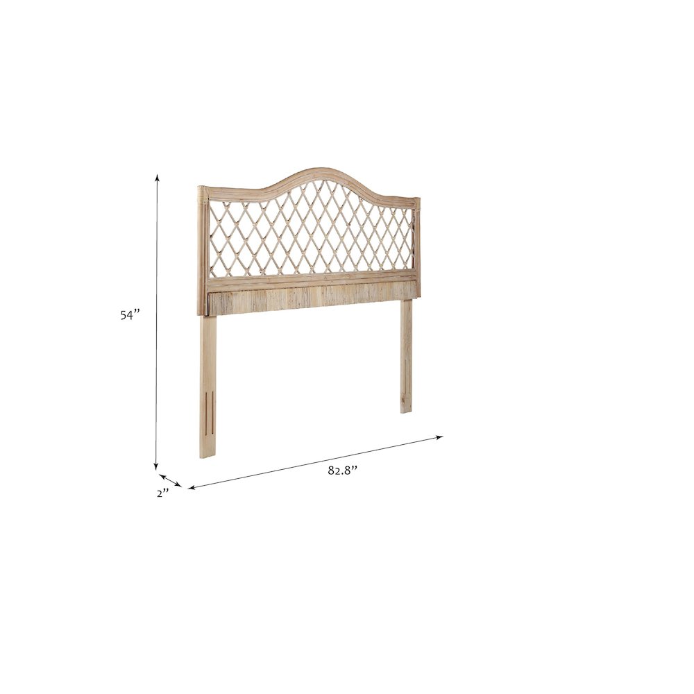 Montclair Rattan Headboard. Picture 9