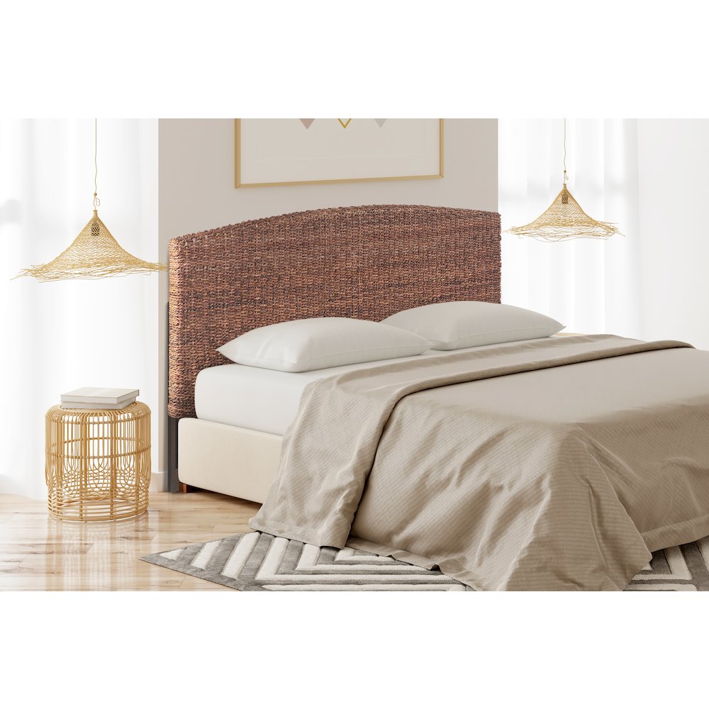 Clifton King Banana Leaf Panel Headboard. Picture 2