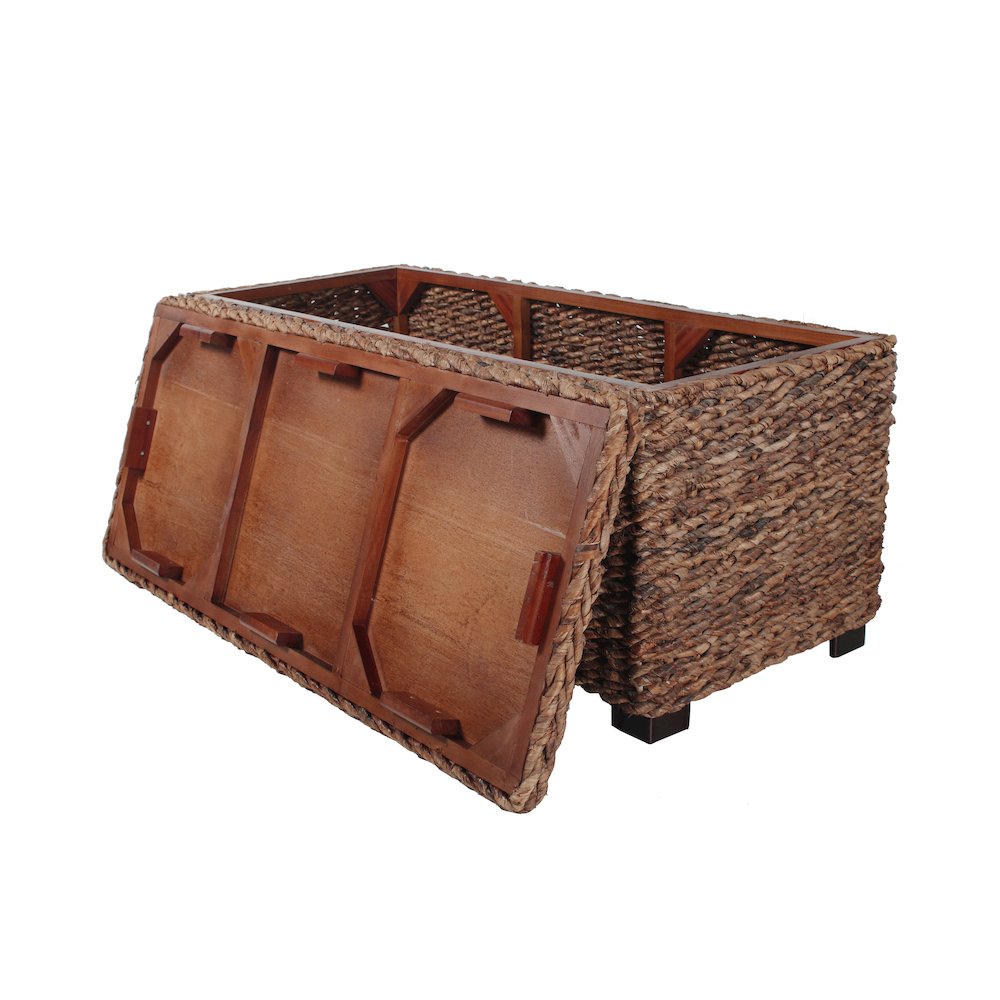 Huntington Woven Banana Leaf Storage Trunk. Picture 9
