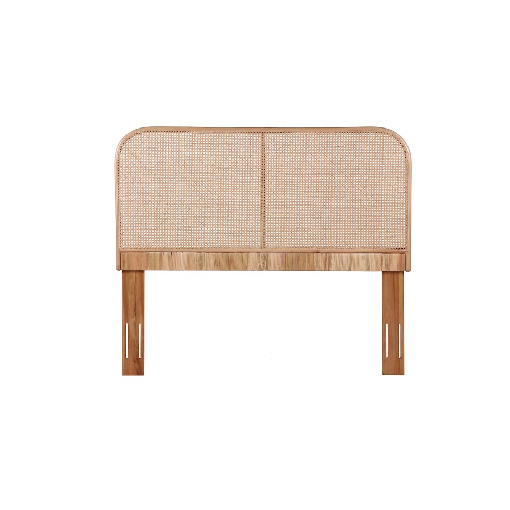 Lombok Cane and Teak Headboard. Picture 1