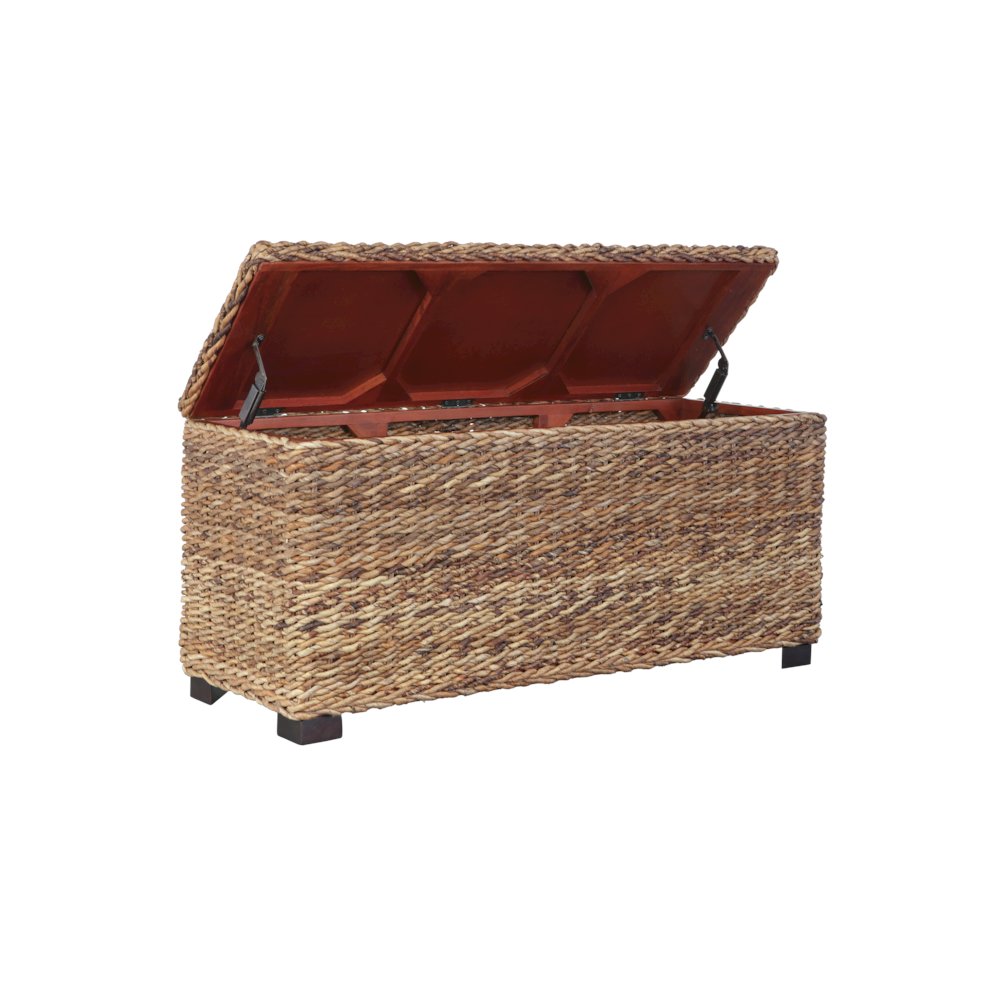 Huntington Woven Banana Leaf Storage Trunk. Picture 4