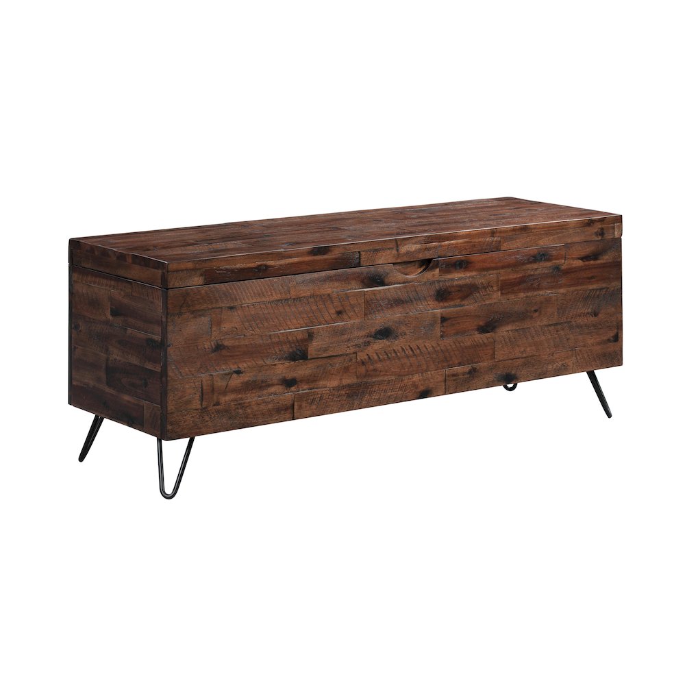 Devonshire Acacia Wood 46-inch Storage Bench. Picture 6
