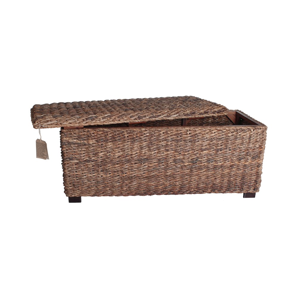 Huntington Woven Banana Leaf Storage Trunk. Picture 7