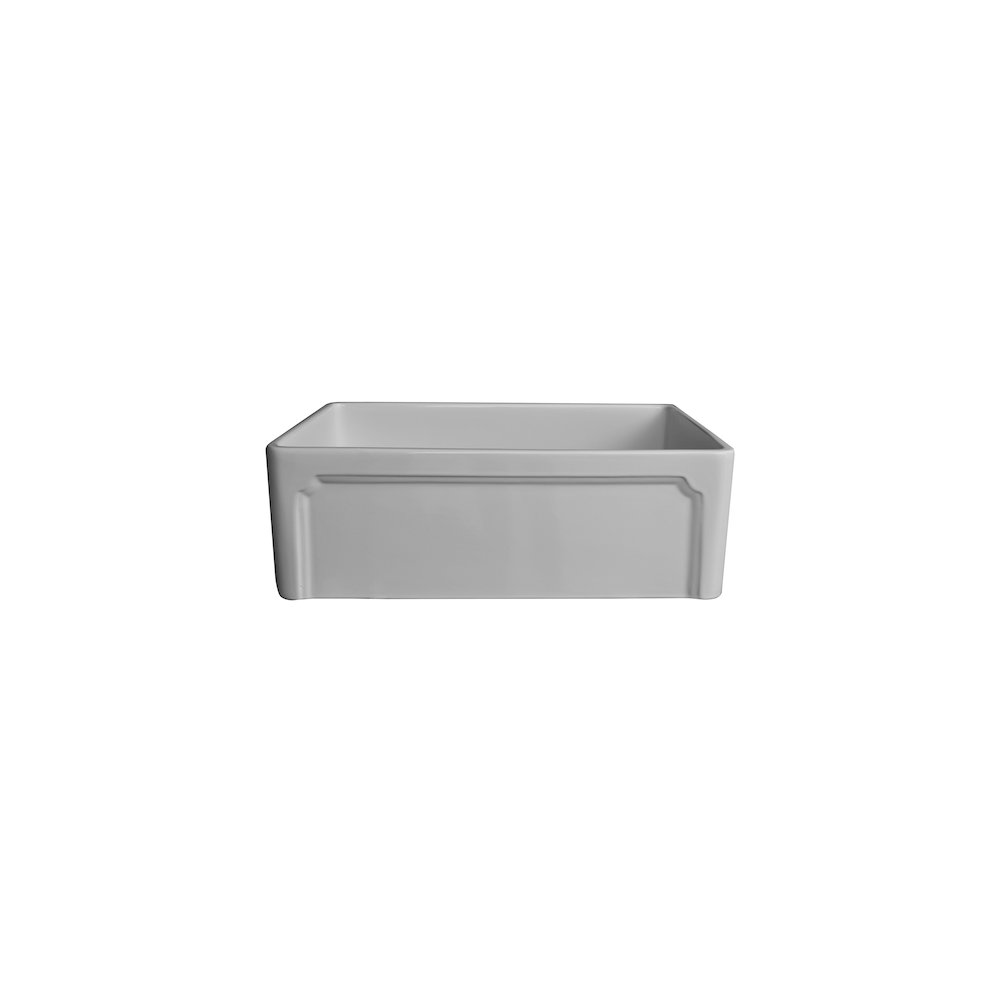 30 inch White Reversible Single Fireclay Farmhouse Kitchen Sink. Picture 8