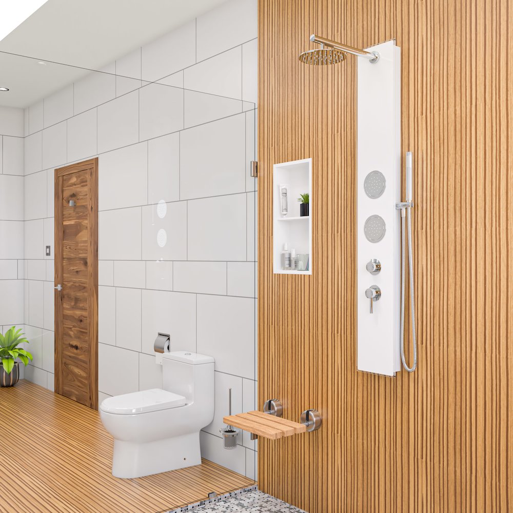 DUAL FLUSH ONE PIECE ECO-FRIENDLY HIGH EFFICIENCY LOW FLUSH CERAMIC TOILET. Picture 4
