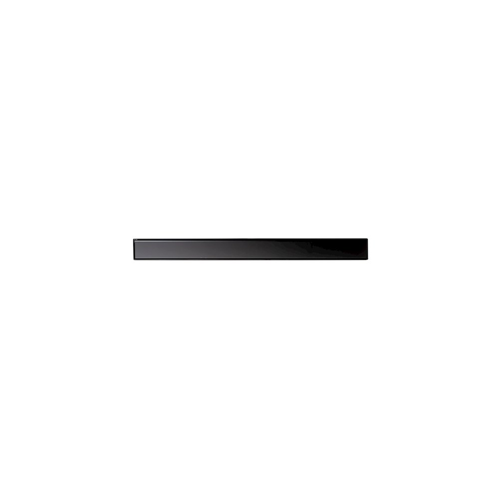 32" Black Matte Stainless Steel Linear Shower Drain with Solid Cover. Picture 5