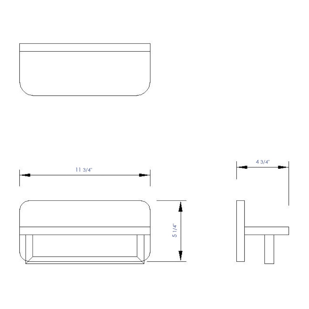 12" Small Wooden Shelf with Chrome Towel Bar Bathroom Accessory. Picture 6
