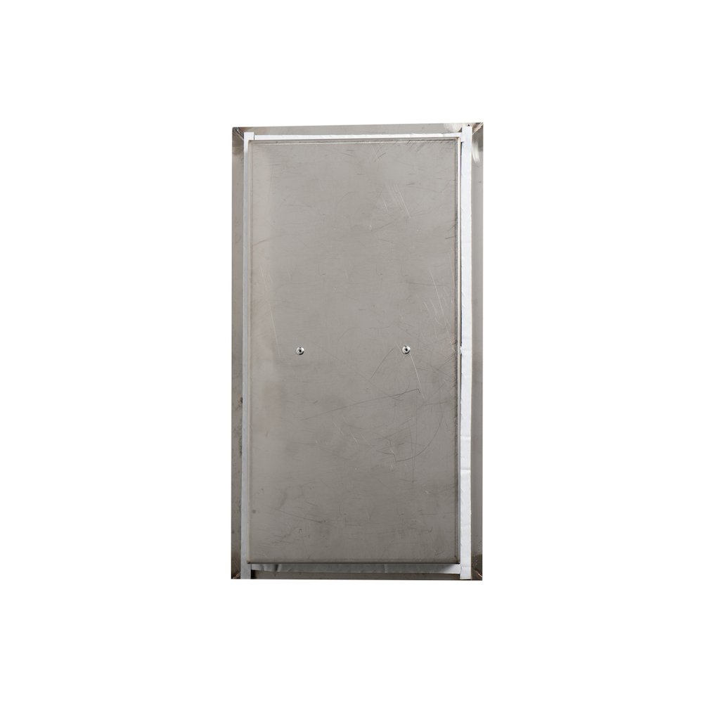 ALFI brand Brushed Stainless Steel Recessed Toilet Paper Holder Niche. Picture 6