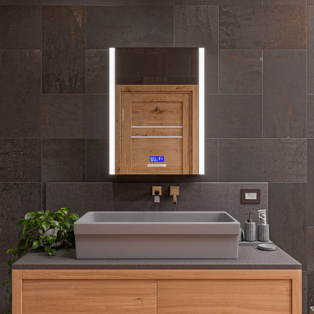 36" Grey Matte Above Mount Fireclay Bathroom Trough Sink. Picture 9