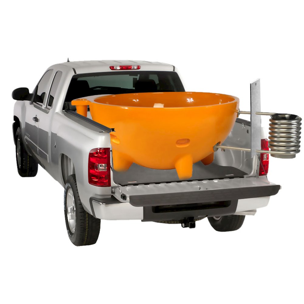Red Wine FireHotTub The Round Fire Burning Portable Outdoor Hot Bath Tub. Picture 9