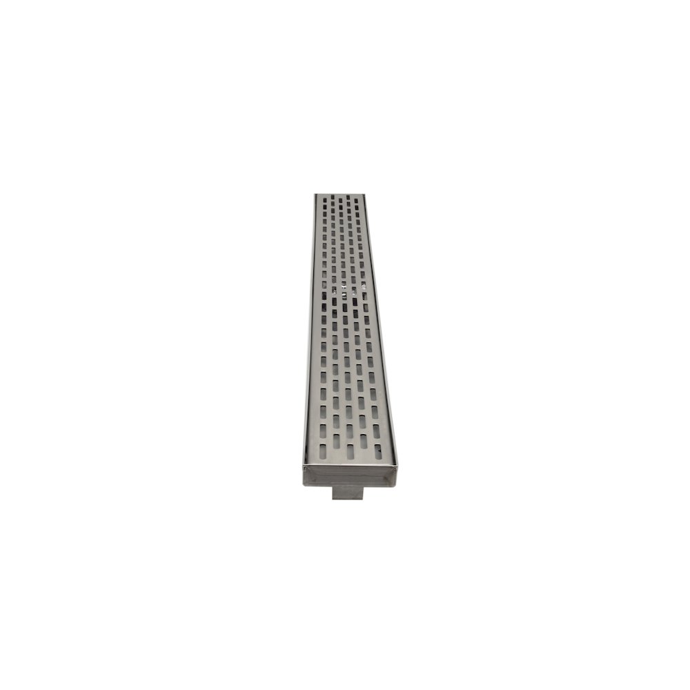 ABLD36C 36" Modern Stainless Steel Linear Shower Drain with Groove Holes. Picture 6
